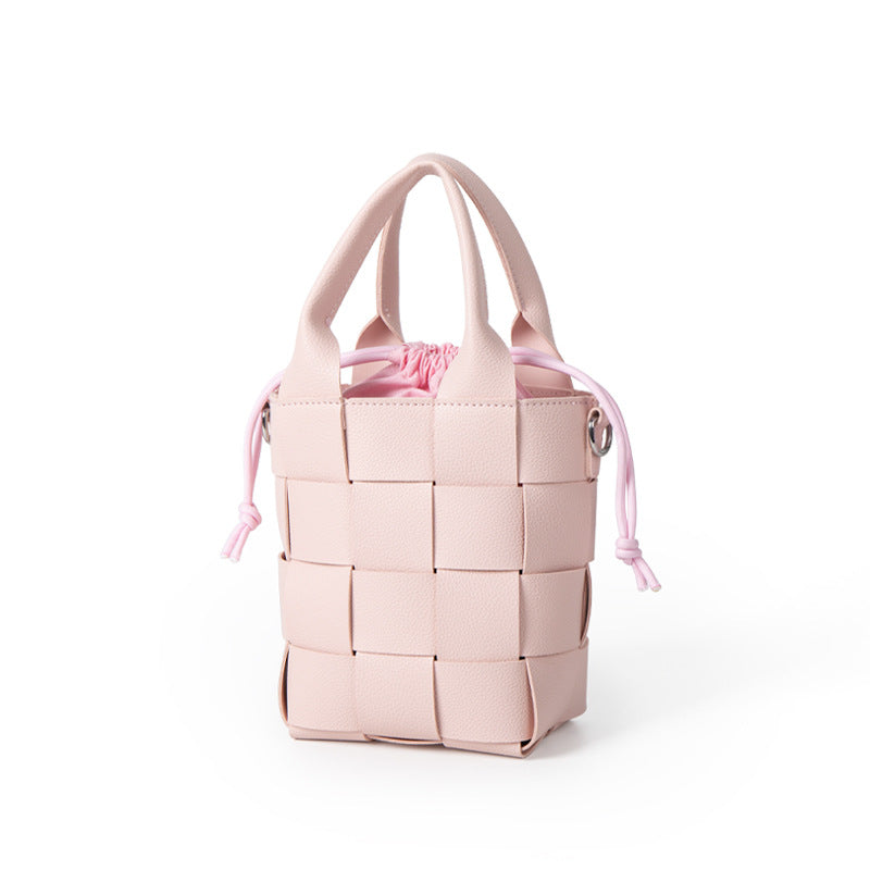 Original niche Dongdaemun bag for women, fashionable and versatile high-end hand-woven bucket bag, shoulder crossbody bag