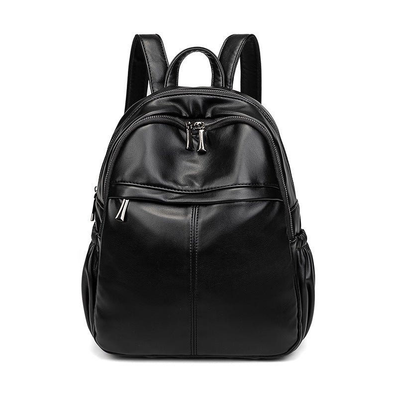 Backpack for women 2022 new Korean version fashionable and versatile student school bag travel bag women soft leather women's backpack trendy