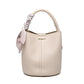 2023 summer new niche design texture soft leather bucket bag women's fashion versatile portable shoulder crossbody bag