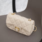 Xiaoxiangfeng Bag 2023 New Trendy Lingge Women's Bag Square Fat Little Gold Ball Chain Bag Shoulder Bag Crossbody Women's Bag