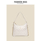 Diamond chain bag for women 2023 new trendy fashion retro tote bag niche texture shoulder bag armpit bag