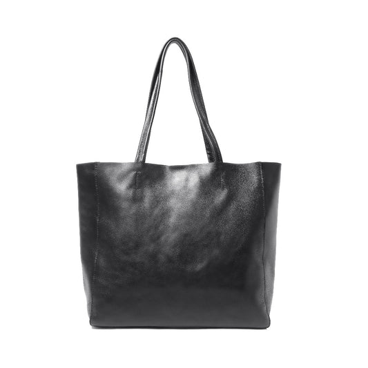 First-layer cowhide tote bag, fashionable large bag, vertical style 2022 new large-capacity genuine leather hand-held shoulder bag armpit bag