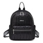 Autumn new fashion trendy personality casual women's bag large capacity solid color sequin travel daily backpack