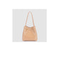 Light luxury trend 2023 spring and summer new niche design fashionable women's bag first-layer cowhide water snake pattern portable bucket bag