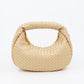 2023 spring new woven handbag women's fashion croissant large-capacity soft cowhide hand bag in stock