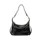 Women's Bags 2023 Summer New Underarm Bag Niche Design Oil Waxed Cowhide Shoulder Bag Fashion Commuting Dumpling Bag