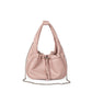 Bags for women 2022 new niche design soft leather pleated crossbody bag fashionable versatile chain portable cloud bag