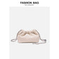 Soft leather 2023 new summer chain cloud bag pleated soft leather women's bag fashionable and versatile one-shoulder crossbody bag small bag